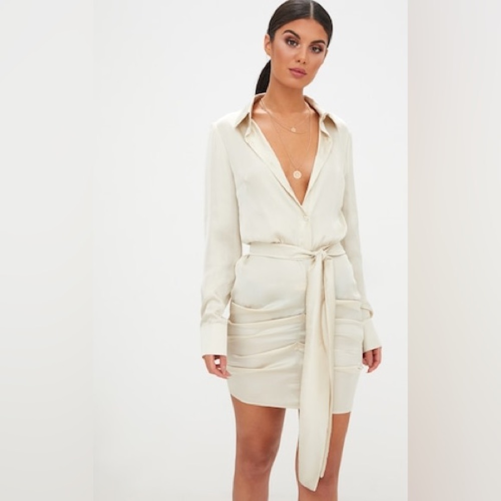 Beautiful champagne color dress Sz 12